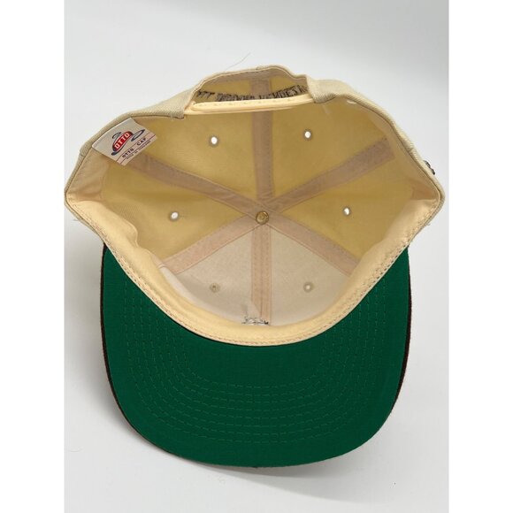 All Indians Rendezvous Beige & Brown Teepee Embroidered Snapback Cap - Picture 6 of 9